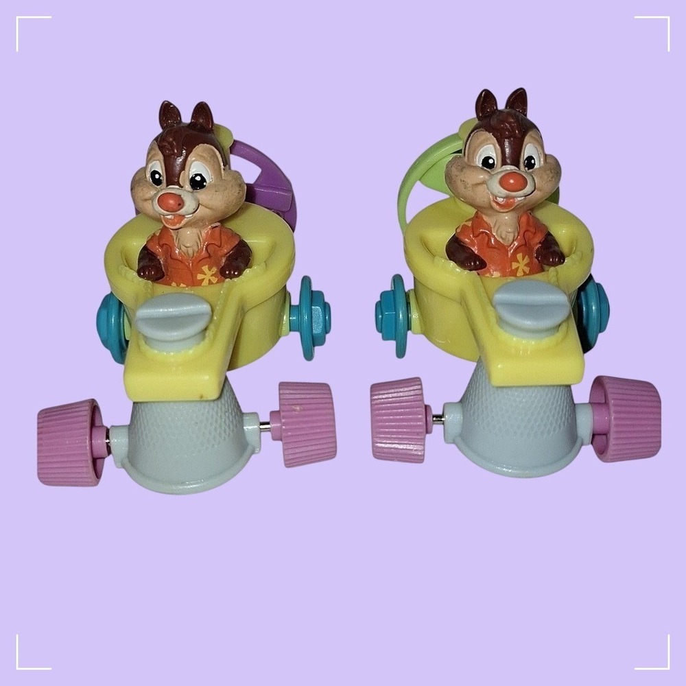 McDonald's x Disney Chip n Dale‎ Rescue Rangers Wind Up Toy Car Vintage